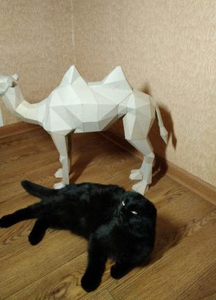 PaperKhan конструктор з картону 3D фігура верблюд Паперкрафт P...
