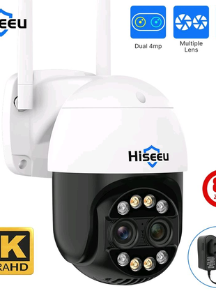 ВУЛИЧНА ПОВОРОТНА камера відеоспостереження Hiseeu IP-камера wifi