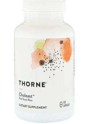 Червоний дріжджовий рис Thorne Research (Choleast) 120 капсул