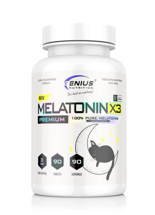 Вітаміни та мінерали Melatonin-X3 90 tabs