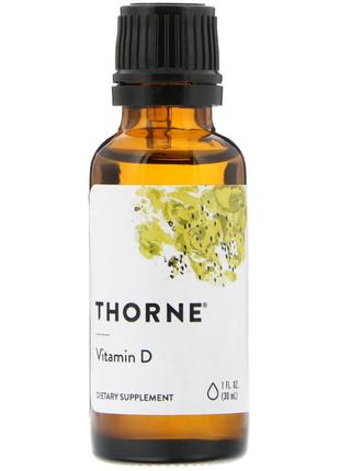 Вітамін Д3 Thorne Research (Vitamin D3) 1000 МО 30 мл краплі