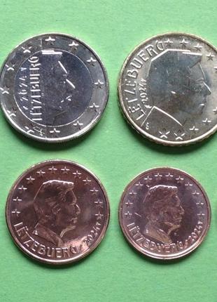 Люксембург 1 2 5 10 20 50 центов / евроцент, евроцентов 1 и 2 ...
