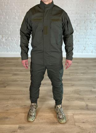 Тактическая форма олива рип стоп всу армейская, военный костюм...