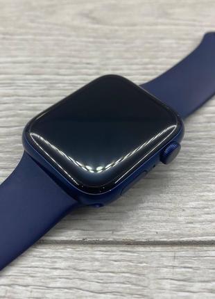 Apple Watch,SERIES 6,44 mm, Blue/Almn Case, Deep Navy Sport Band