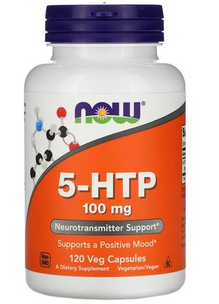 5-гидрокситриптофан NOW 5-HTP 100mg 120 caps