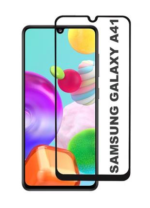 Защитное стекло для Samsung A415 Galaxy A41 (2020) Full Glue (...