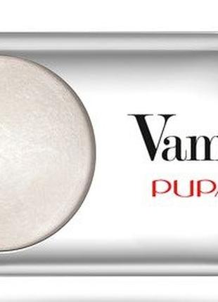 Тени для век Pupa Vamp Eyeshadow Wet & Dry 401 White Show, 1.5 г