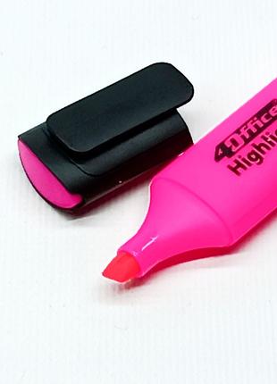 Текстовиділювач 4Office «Highlighter »рожевий 4-109-26-5