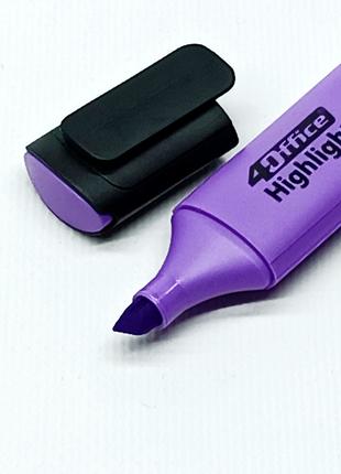 Текстовыделитель 4Office "Highlighter" фиолетовый 4-109-26-1