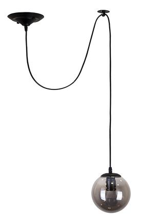 Подвесной светильник паук с черным плафоном Шар под лампу Е27 ...