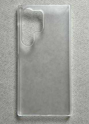 Samsung Galaxy S24 Ultra чехол (бампер, накладка) прозрачный п...