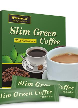 Зелена кава для схуднення 18 пакетиків, 180г. Розчинна зелена ...