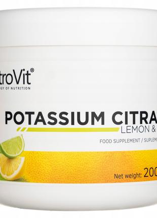 Калий OstroVit Potassium Citrate 200 g (Lemon & lime)