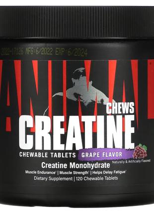 Креатин Universal Nutrition Animal Creatine Chews 120 chew tab...
