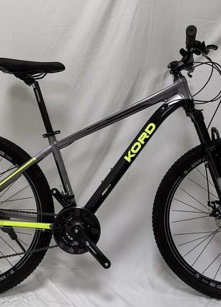 Горный алюминиевый велосипед Corso Kord 27,5" рама 15,5" Shima...