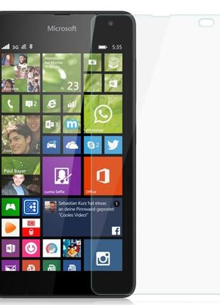 Защитное стекло Ornarto Nokia Lumia 535 Прозрачное