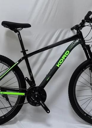 Горный алюминиевый велосипед Corso Kord 27,5" рама 17" Shimano...