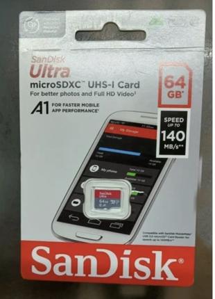 Картка пам'яті SanDisk Micro SDXC UHS-1