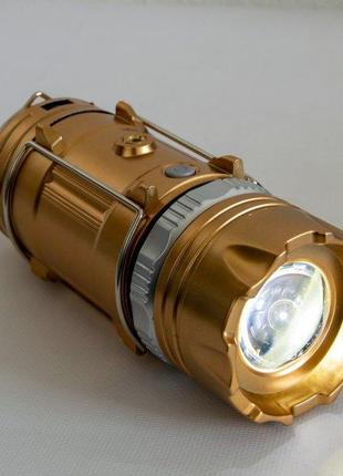 Кемпінговий ліхтар GSH-9699 Золотий, лампа ліхтар у наметі на ...