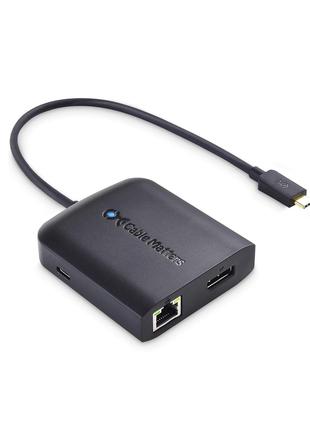 Багатопортовий адаптер USB C (USB C Hub DisplayPort 1.4) 2 пор...