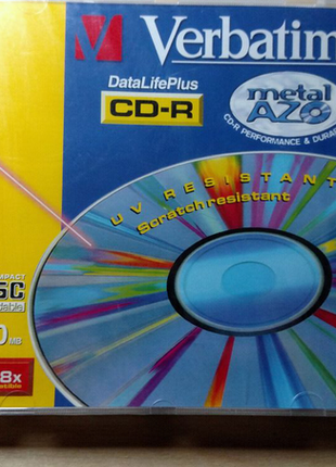 Диск CD-R Verbatim 650 Mb в коллекцию