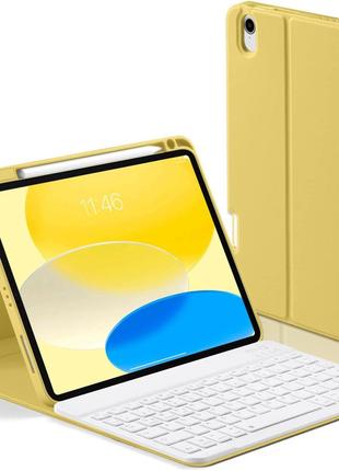Чехол Laetass с клавиатурой для iPad 10-го поколения 10,9 дюйм...