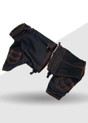 Костюм для собачки з джинса з шортами або спідницею Розпродаж
