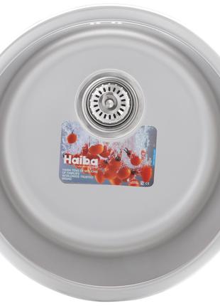 Мийка кухонна HAIBA 440 (satin) (HB0527)