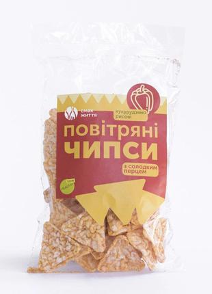 Воздушные чипсы кукурузно-рисовые со сладким перцем Код/Артику...