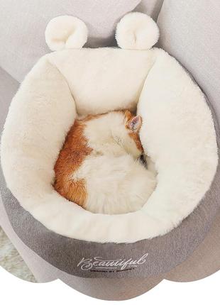 Мягкая лежанка кровать для кошек и маленьких собак RESTEQ 52х5...