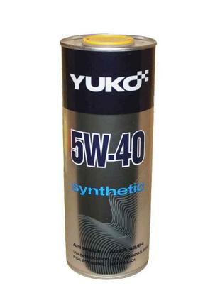 Масло моторне синтетичне SYNTHETIC 5W-40 API SN/CF 1л ТМ Yuko