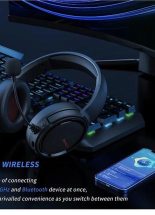 Бездротові ігрові Bluetooth навушники BINNUNE BW02-BT
