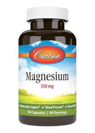 Magnesium, 350 mg, 90 Capsules