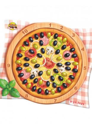 Настольная игра "Пицца - счет" Ubumblebees (ПСФ081) PSF081 сортер