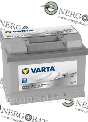 Авто Аккумулятор VARTA Silver Dynamic D21 61Аh 600A 561 400 060