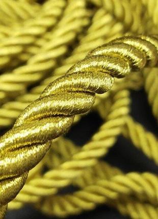 Декоративный шнур для натяжных потолков, Золотой 10 мм