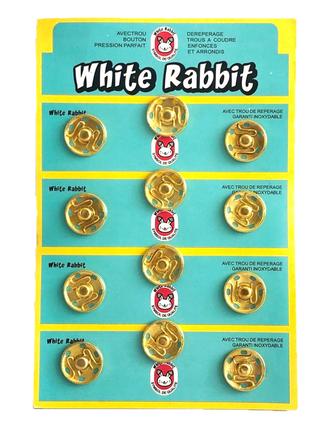 D=19мм пришивные застежки-кнопки для одежды White Rabbit 12шт ...