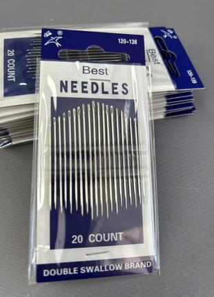120-138 Иглы ручные Needles (Иголки для ручного шитья)-20шт