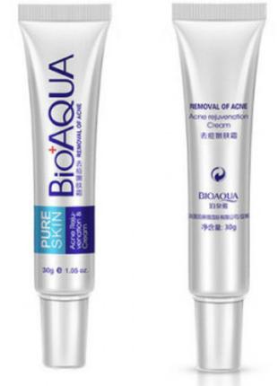 Крем для лица Bioaqua Pure Skin для лечения акне, 30 г
