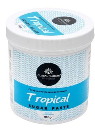 Сахарная паста для шугаринга Global Fashion 900 гр, Tropical