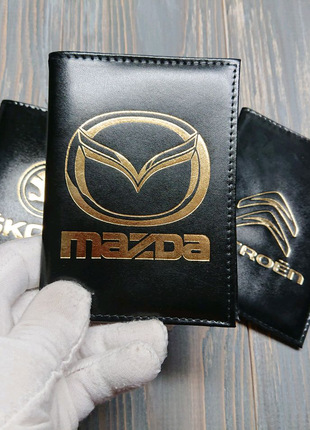 Обкладинка для автодокуменів з логотипом Mazda