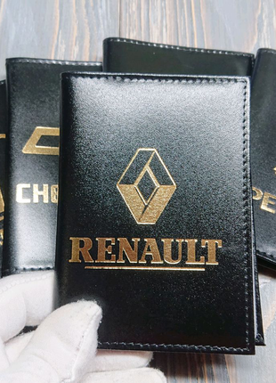 Обкладинка для автодокуменів з логотипом Renault