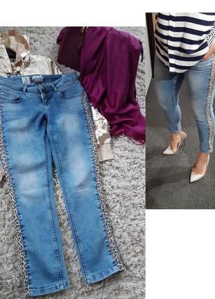 Стильные джинсы с лампасами , street one, p. 8-10