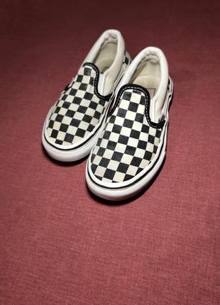 Детские кеды слипоны vans slip-on