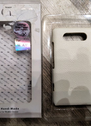 Чехол Melkco Leather Snap Cover Nokia Lumia 820-white