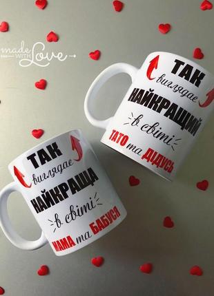 Подарок парные чашки родителям