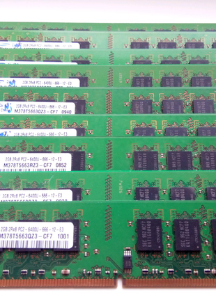 Память для ПК DDR2 2Gb PC2-6400 (800 MHz) Samsung Hynix Kingston