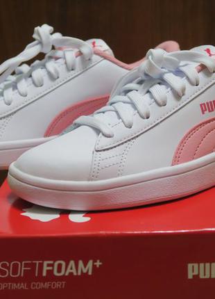 Белые кожаные кроссовки puma 37,5 размер, сникерсы, оригинал, ...