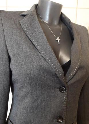 Стильный,деловой,качественный,16%шерсти,приталенный пиджак spi...