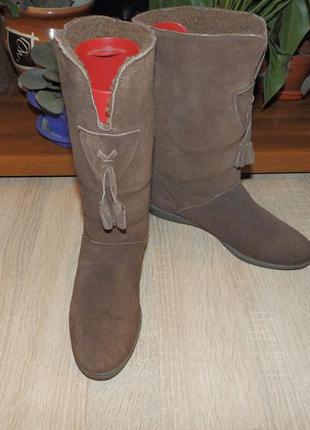 Зимние сапоги damart suede boots